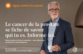 Krebsliga Schweiz: Messieurs, informez-vous sur le cancer de la prostate !