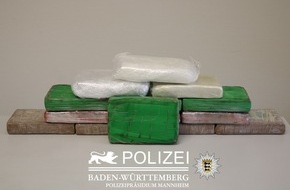 Polizeipräsidium Mannheim: POL-MA: Ein 56-jähriger Mann wegen des Verdachts der unerlaubten Einfuhr und des Handeltreibens mit Betäubungsmitteln in nicht geringer Menge auf Antrag der Staatsanwaltschaft Heidelberg in Untersuchungshaft