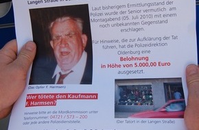 Polizeiinspektion Cuxhaven: POL-CUX: Moko "Berne" verteilt Flugblätter über Bekanntgabe einer Belohnung - neue Hinweise eingegangen