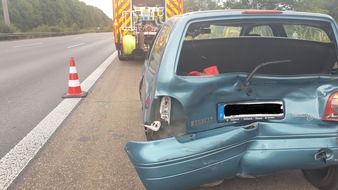 FW Ratingen: Zwei Verkehrsunfälle auf der Bundesautobahn drei unmittelbar hintereinander