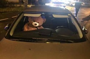 Polizeipräsidium Trier: POL-PPTR: Verkehrsunfall am Bahnübergang - Fahrer und Teddybär als Beifahrer unverletzt