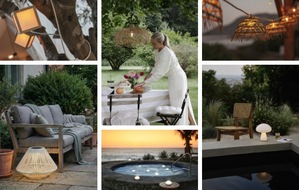 Sundown Glow: Lampenwelt.de pr&auml;sentiert Lichtideen f&uuml;r lange Sommerabende im Garten