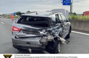 Feuerwehr München: FW-M: Verkehrsunfall mit einem Verletzten (Lochhausen)