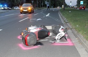 Polizei Bochum: POL-BO: Rollerfahrer (66) bei Unfall schwer verletzt