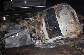 Autobahnpolizeiinspektion: API-TH: Schwerer Unfall, zwei Tote im PKW bestätigt