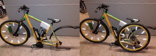 Polizeiinspektion Osnabrück: POL-OS: Osnabrück - Wer kann Hinweise zu dem E-Bike geben?