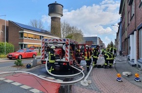 Freiwillige Feuerwehr der Stadt Goch: FF Goch: Kellerbrand in Reihenhaus