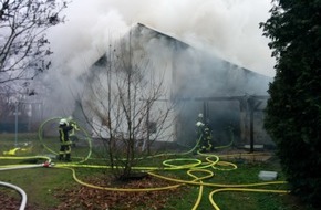 Polizeipräsidium Rheinpfalz: POL-PPRP: Brand in Mehrfamilienhaus