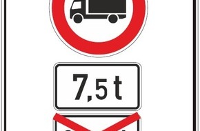 Polizeidirektion Landau: POL-PDLD: B10/AS LD-Nord - Kontrollen zur Einhaltung des LKW-Durchfahrtsverbots auf der B10