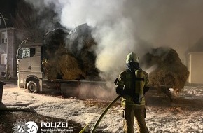 Polizei Warendorf: POL-WAF: Warendorf-Freckenhorst. Brand eines Lkw. Ergänzung zur Pressemitteilung vom 29.01.2024