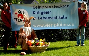 Vier Pfoten - Stiftung für Tierschutz: VIER PFOTEN schickt Osterhasen auf Käfigeier-Suche (mit Bild)