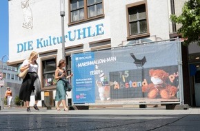 Bochum Marketing GmbH: Bochum wird zur Open-Air-Galerie / Insgesamt 180 Plakate von Kuscheltieren mit Atemschutzmaske werden im Rahmen der WiR-Kampagne ausgestellt. Rätsel-Rallye beginnt