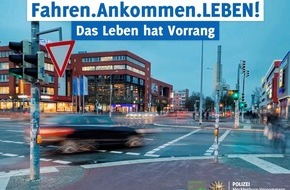 Polizeipräsidium Rostock: POL-HRO: Beginn der Kontrollen "Fahren.Ankommen.LEBEN!" zum Thema Vorfahrt & Vorrang