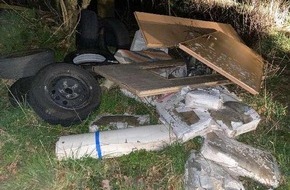 Polizeiinspektion Aurich/Wittmund: POL-AUR: Wittmund - Müll auf Feldweg entsorgt