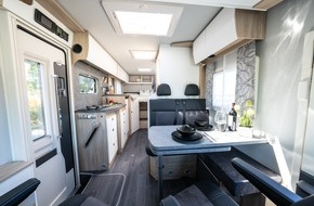 FRANKIA-GP GmbH: Neu: Integrierter FRANKIA NEO BLACK LINE - live auf dem Caravan Salon