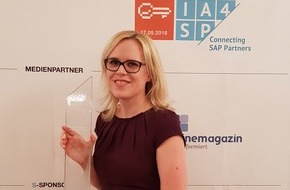 xSuite Group: IA4SP-Award 2018 "Best Partner Project" geht an Rechnungseingangslösung der WMD