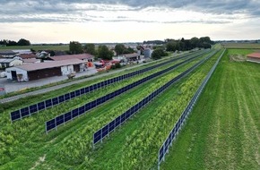 Energy2market GmbH: Agri-PV-Park begegnet fehlender Netzkapazität mit bedarfsgerechtem Strom dank Speicher