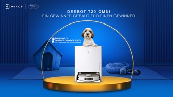 ECOVACS ROBOTICS: Gewinnerhund der Westminster Kennel Club Dog Show ist offizieller Markenpartner von ECOVACS ROBOTICS