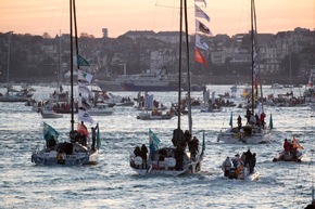 Segelfestival zum Start der Transatlantik-Regatta Route du Rhum in Saint-Malo