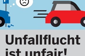 Polizei Bonn: POL-BN: Unfallflucht ist unfair! - Jeder vierte von der Polizei aufgenommene Verkehrsunfall ist eine Unfallflucht