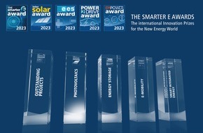 The smarter E Europe: Innovationen für die neue Energiewelt - Jetzt für internationale Awards bewerben