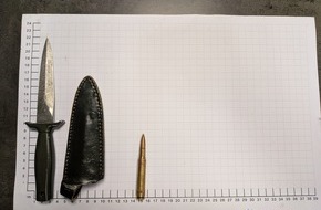 Bundespolizeidirektion Sankt Augustin: BPOL NRW: Hauptbahnhöfe Essen und Dortmund: Bundespolizisten finden Dolch und Schlagring!