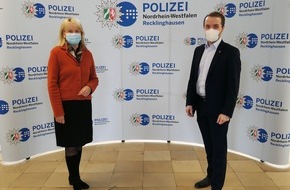 Polizeipräsidium Recklinghausen: POL-RE: Waltrop: Informationsaustausch auf höchster Ebene