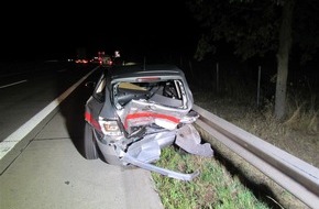 Verkehrsdirektion Mainz: POL-VDMZ: Alkoholkontrolle auf der Autobahn / Verkehrsunfall mit betrunkenem PKW-Fahrer