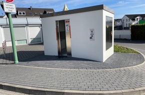 Polizeidirektion Wittlich: POL-PDWIL: Beschädigung einer Toilettenanlage am Michel-Reinecke-Platz