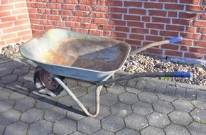 Polizeiinspektion Osnabr&uuml;ck: POL-OS: Dissen: Nach Einbruch in Kindertagesst&auml;tte - Polizei bittet um weitere Hinweise nach Schubkarren-Fund