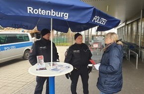 Polizeiinspektion Rotenburg: POL-ROW: ++ Schutz vor Taschendieben - Polizei warnt vor Discountern ++ Beschädigter schnappt Einschleichdieb ++ Einbrecher kommen über den Balkon ++ Einbruch in Lagerhalle ++