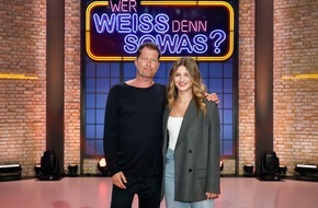 ARD Das Erste: Vater-Tochter-Duell: / Til Schweiger und Emma Schweiger bei "Wer weiß denn sowas?" / Das Wissensquiz vom 19. bis 23. Februar 2024, um 18:00 Uhr im Ersten