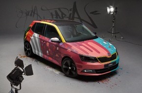 Skoda Auto Deutschland GmbH: SKODA Fabia wird zum ,Art Car' (FOTO)