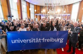 Albert-Ludwigs-Universit&auml;t Freiburg: Gro&szlig;er Erfolg f&uuml;r Freiburg: Die Universit&auml;t ist wieder exzellent