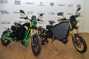Pedal-operated electric motorcycle: World première of the new eROCKIT