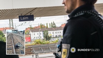 Bundespolizeidirektion München: Bundespolizeidirektion München: Gefährlicher Eingriff in den Bahnverkehr / Rollstuhl rollt ins Gleis