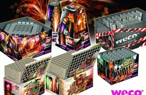 WECO Pyrotechnische Fabrik GmbH: Silvesterfeuerwerk: Profi-Batterien im Trend / Neben vielen Produktinnovationen stellt Marktführer WECO Feuerwerk zum Jahreswechsel seine Pyromould-Batterie-Serie vor (FOTO)