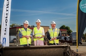 EWE Go: EWE Go und HOCHTIEF starten mit Bauarbeiten für Schnellladepark  in Oer-Erkenschwick zum Ausbau des Deutschlandnetzes