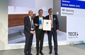 TECE GmbH: [PRESSE-INFO] TECE gewinnt ZVSHK-Award „Badkomfort für Generationen“
