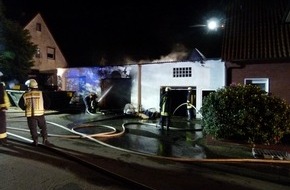 Polizei Minden-Lübbecke: POL-MI: Garagenbrand in Döhren