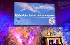 GRD Gesellschaft zur Rettung der Delphine e.V.: Terminhinweis: Schauspieler Sigmar Solbach und Weltumseglerin Angelika Gebhard auf der boot Düsseldorf