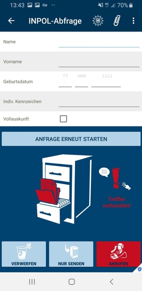 BPOLP Potsdam: Bundesweite Einführung der Fahndungs-App in der Bundespolizei