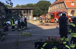 Freiwillige Feuerwehr Bedburg-Hau: FW-KLE: Brand im Kraftwerk / Schweissgerät fängt Feuer
