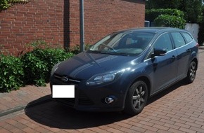 Polizeidirektion Hannover: POL-H: Herrenhausen: Ford Focus entwendet - Polizei sucht Zeugen