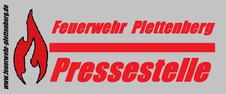 Feuerwehr Plettenberg: FW-PL: Aktuelle Information aus Plettenberg zu Sturm-/Orkantief "Sabine". Straßensperrung L 697.