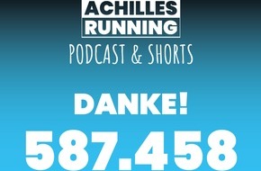 ACHILLES RUNNING: Achilles Running Podcast: 2021 mehr als 580.000 Zuhörer:innen