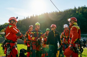 Hoch in der Luft: Beim Petzl F.I.T. Workshop