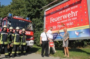 Landesfeuerwehrverband Schleswig-Holstein: FW-LFVSH: Feuerwehren werben im Großformat