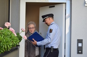 Polizeipräsidium Trier: POL-PPTR: Einbruchschutz und Call-Center-Betrug: Polizisten informieren über Maschen und Schutzmöglichkeiten