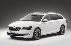 Skoda Auto Deutschland GmbH: Leserwahl ,Chef Kombi 2017': SKODA fährt mit zwei Modellen auf das Siegerpodest (FOTO)